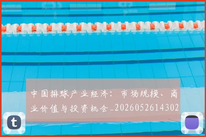 中国排球产业经济：市场规模、商业价值与投资机会_20260526143026