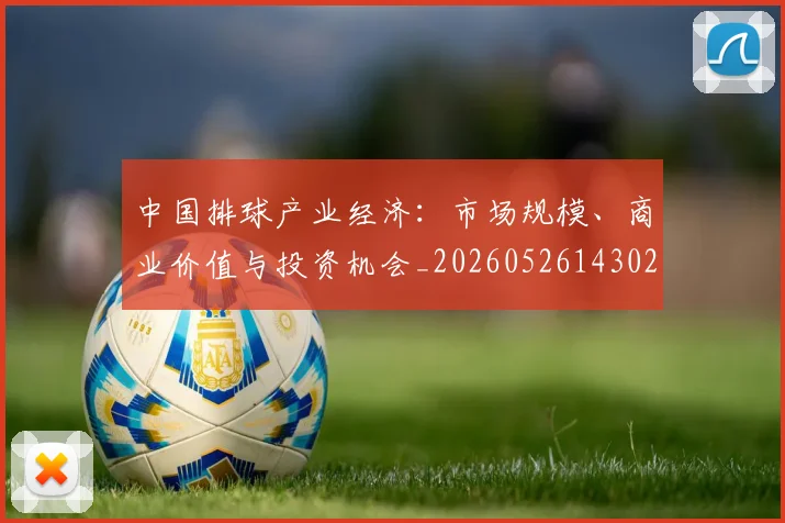 中国排球产业经济：市场规模、商业价值与投资机会_20260526143026